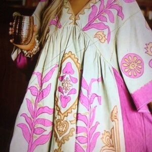 NEW! Boho floral midi dress